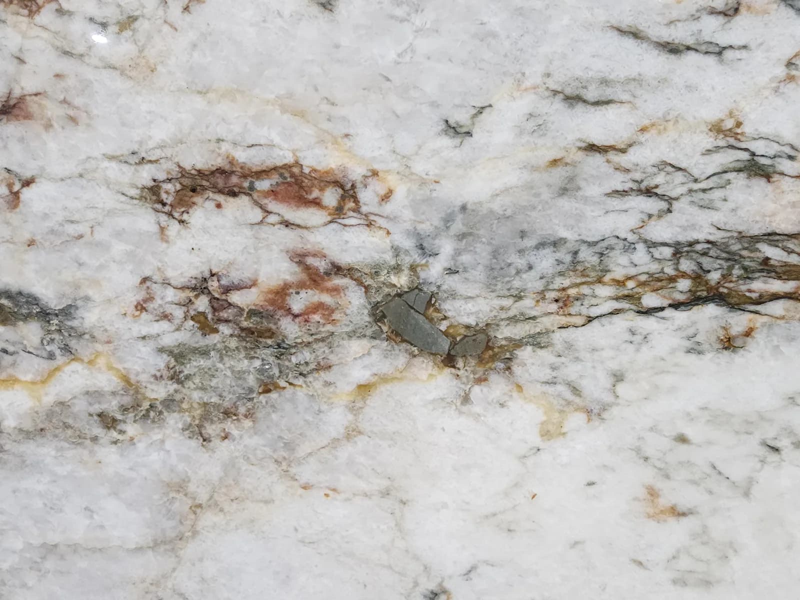 Quartzite slab in the Dallas yard