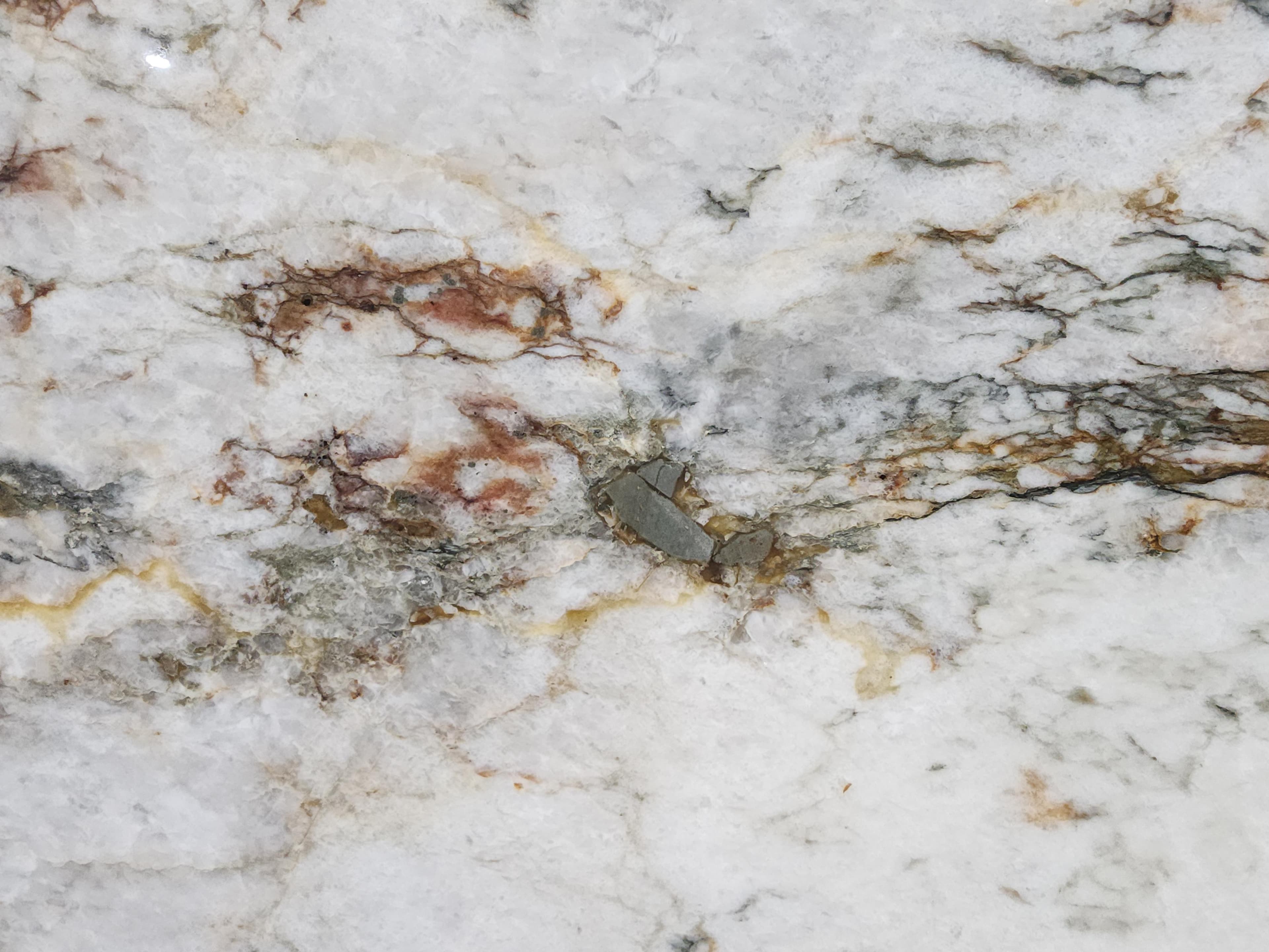 Quartzite slab in the Dallas yard